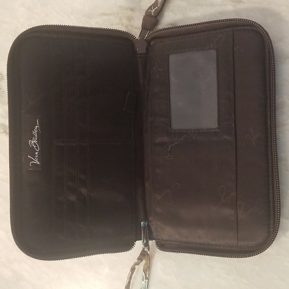 VERA BRADLEY Zip Around Wallet Java Blue Pattern NWOT - Picture 8 of 8